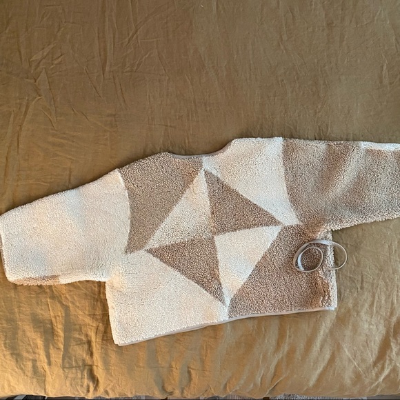 Milena Silvano Shearling Cropped Coat, Honey Combo - Picture 5 of 16